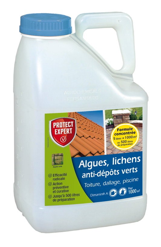  Dima5n | Algues & Lichens | Anti-dépôt Vert | Concentré 5l Pour 500l