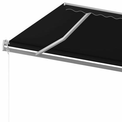 VIDAXL Auvent Rétractable Automatique 600x350 Cm Anthracite