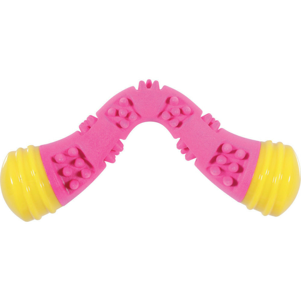Zolux Jouet Boomerang Sunset 23 Cm Rose Pour Chien
