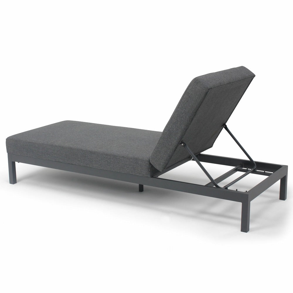  Bain De Soleil En Aluminium Gris