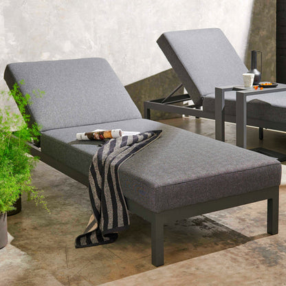  Bain De Soleil En Aluminium Gris
