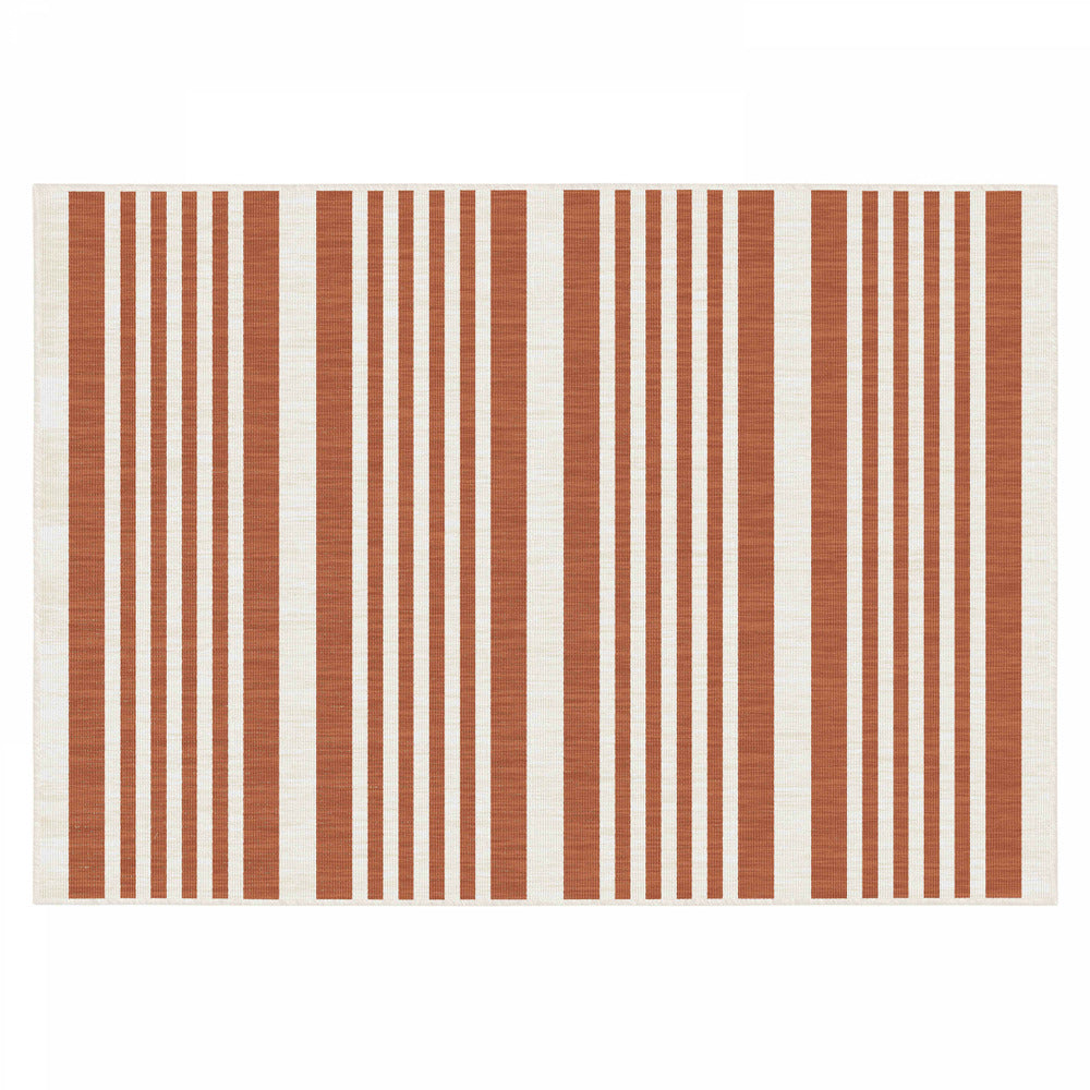  Tapis D'extérieur En Polypropylène 200 X 290 Cm Terracotta