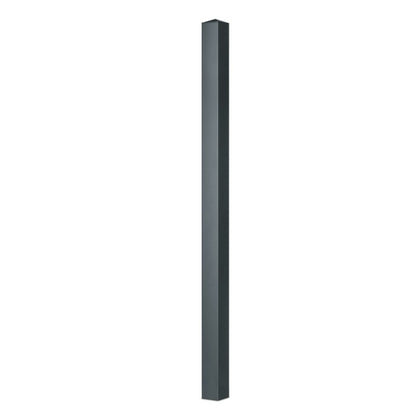  Poteau Aluminium à Sceller Universel Chapeau Inclus H2,36 M Gris