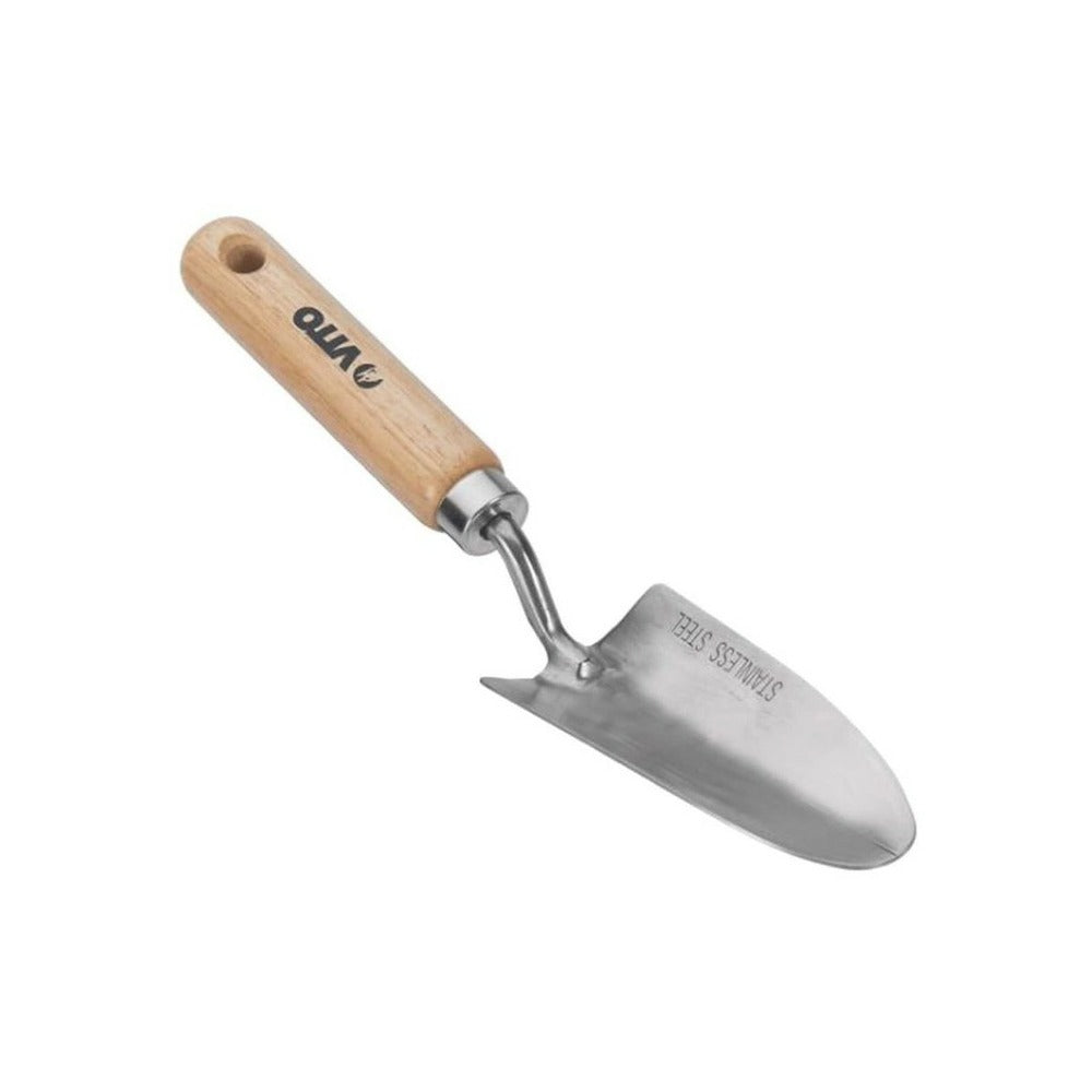  Kit 5 Outils De Jardin Manche Bois Vito Inox Et Fer Forgés à La Main