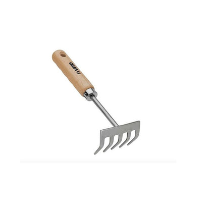  Kit 5 Outils De Jardin Manche Bois Vito Inox Et Fer Forgés à La Main