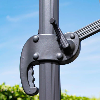  Parasol Déporté 3x4m En Aluminium écru