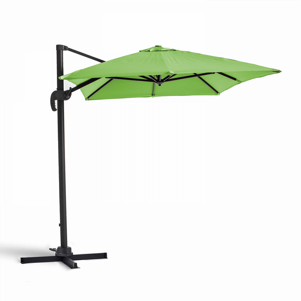  Parasol Déporté 2x3m En Aluminium Vert