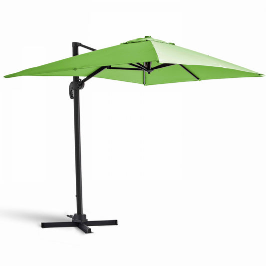 Parasol Déporté 2x3m En Aluminium Vert