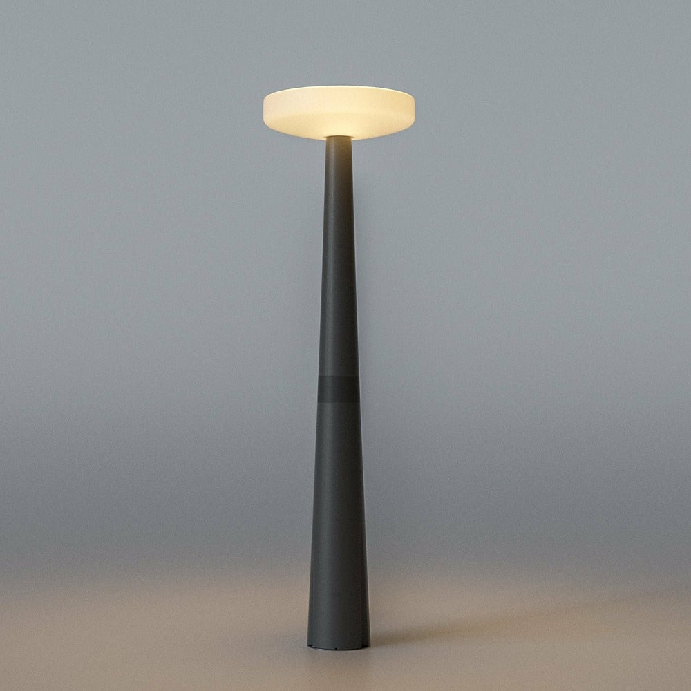  Lampadaire Solaire Paquita Lumière Blanche Froide 3 Modes Détecteur De Mouvement Et Crépusculaire ø59,2x214,5 Cm