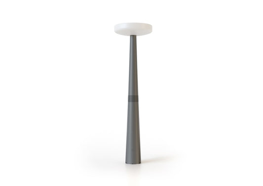  Lampadaire Solaire Paquita Lumière Blanche Froide 3 Modes Détecteur De Mouvement Et Crépusculaire ø59,2x214,5 Cm
