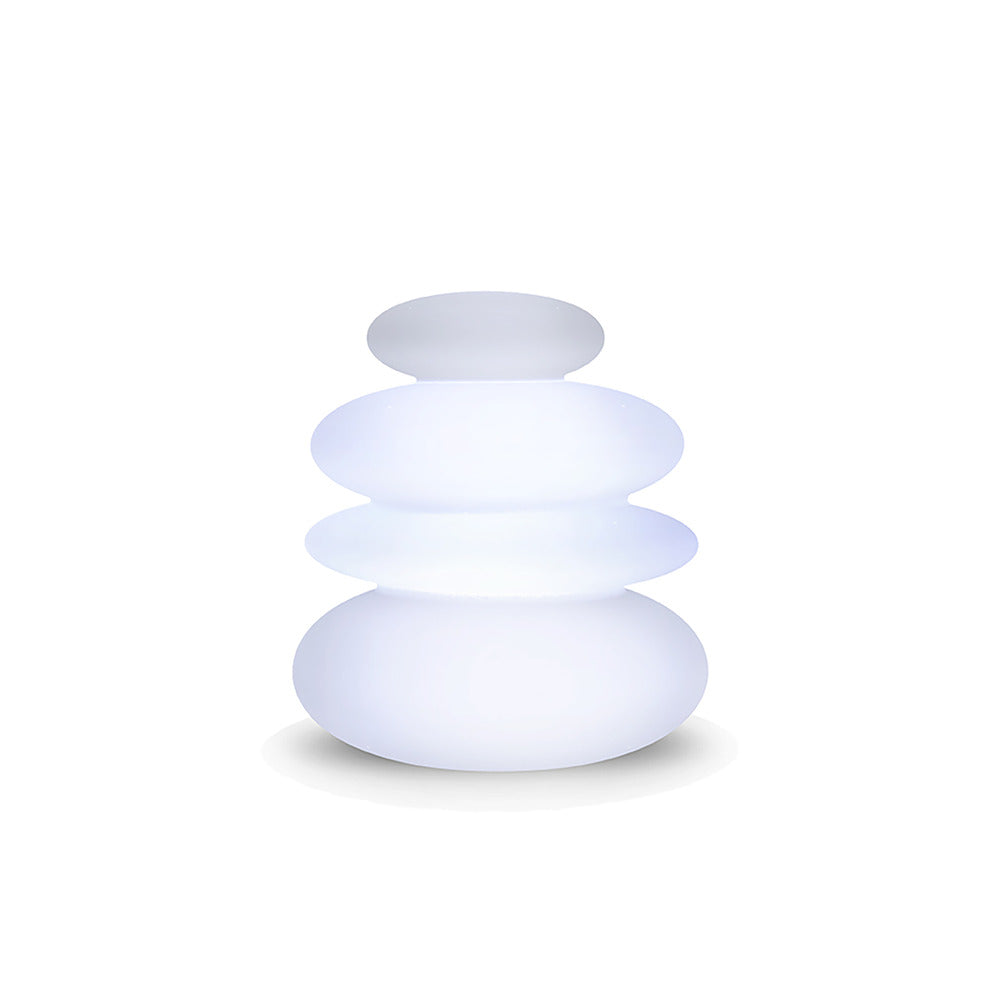 Lampe Balans 70 En Forme De Galets Zen Lumière Blanche Froide Par Câble Hauteur 70cm