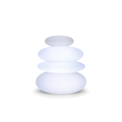  Lampe Balans 70 En Forme De Galets Zen Lumière Blanche Froide Par Câble Hauteur 70cm