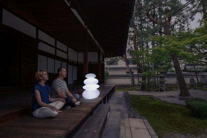  Lampe Balans 70 En Forme De Galets Zen Lumière Blanche Froide Par Câble Hauteur 70cm