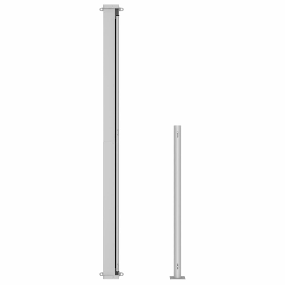 VIDAXL Auvent Latéral Rétractable De Patio 220x300 Cm Noir