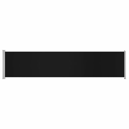VIDAXL Auvent Latéral Rétractable De Patio 140x600 Cm Noir