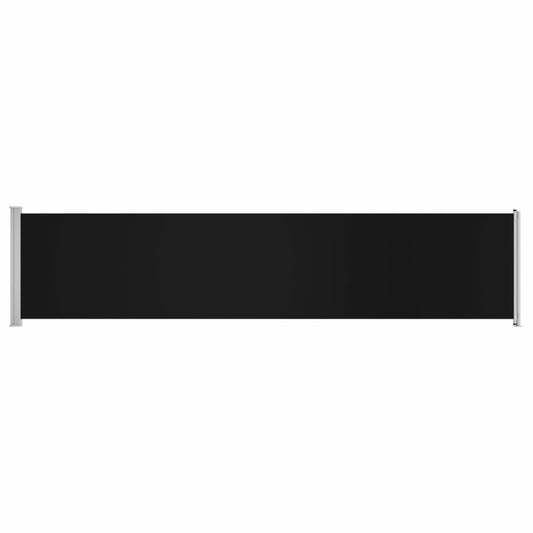 VIDAXL Auvent Latéral Rétractable De Patio 140x600 Cm Noir