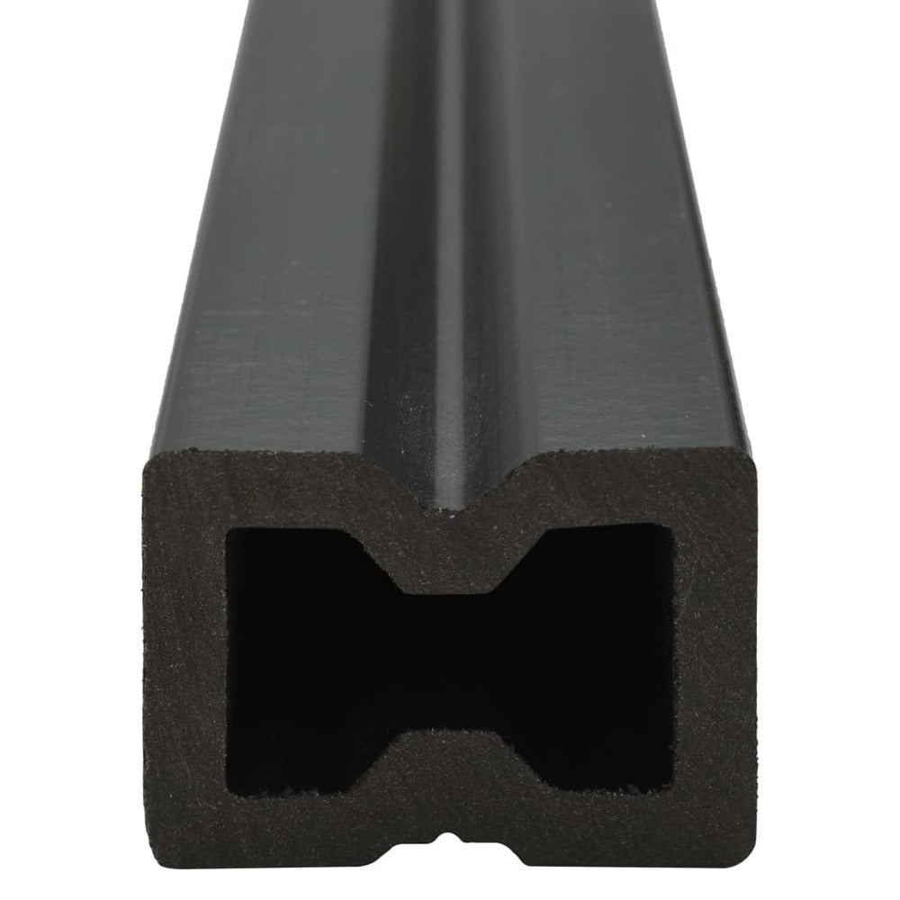VIDAXL Panneaux De Terrasse Wpc Avec Accessoires 15 M² 4 M Anthracite