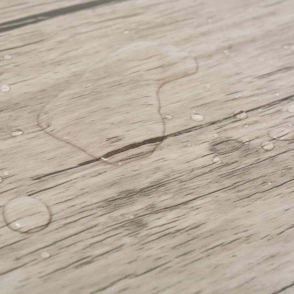 VIDAXL Planches De Plancher Pvc Non Auto-adhésif 4,46m² 3mm Gris Clair