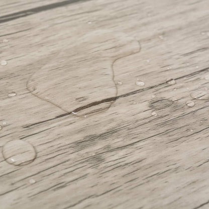 VIDAXL Planches De Plancher Pvc Non Auto-adhésif 4,46m² 3mm Gris Clair