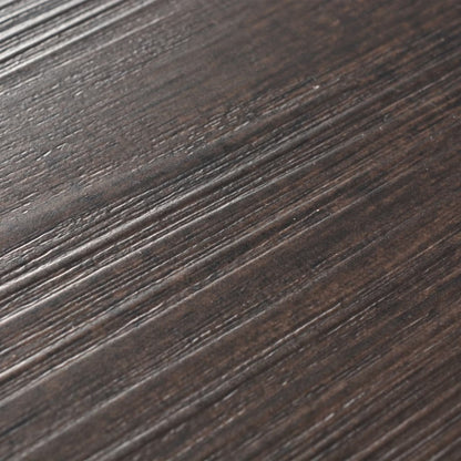 VIDAXL Planches De Plancher Pvc Non Auto-adhésif 4,46 M² Marron Foncé