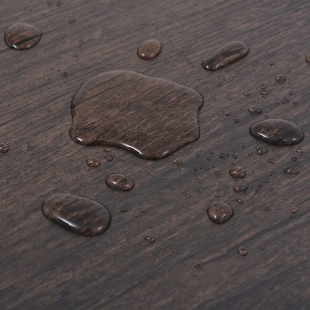 VIDAXL Planches De Plancher Pvc Non Auto-adhésif 4,46 M² Marron Foncé