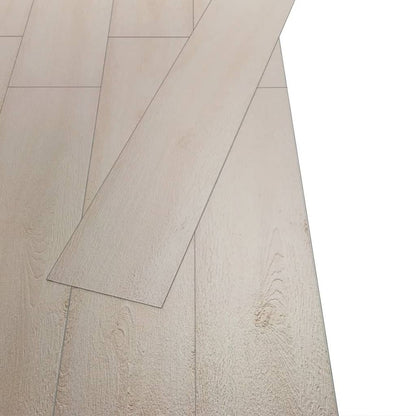 VIDAXL Planches De Plancher Pvc Non Auto-adhésif Blanc Chêne Classique