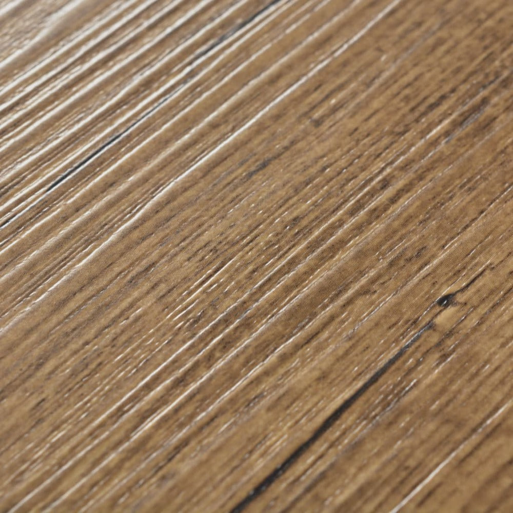 VIDAXL Planches De Plancher Pvc Non Auto-adhésif 4,46 M² Marron Noyer