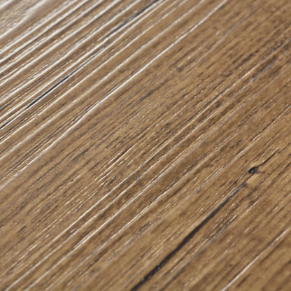 VIDAXL Planches De Plancher Pvc Non Auto-adhésif 4,46 M² Marron Noyer