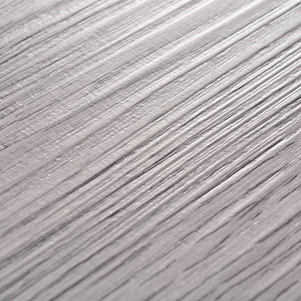 VIDAXL Planches De Plancher Pvc Non Auto-adhésif 4,46m² 3mm Gris Foncé