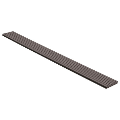 VIDAXL Panneaux Terrasse Solides Et Accessoires Wpc 10m² 2,2 M Marron Foncé