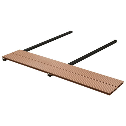 VIDAXL Panneaux De Terrasse Avec Accessoires Wpc 30 M² 2,2 M Marron