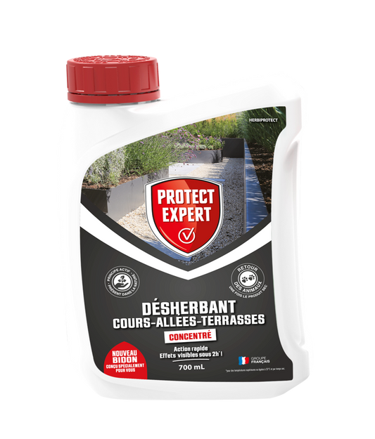  Procour700| Désherbant Concentré | Grandes Cours Et Allées | 700ml | E