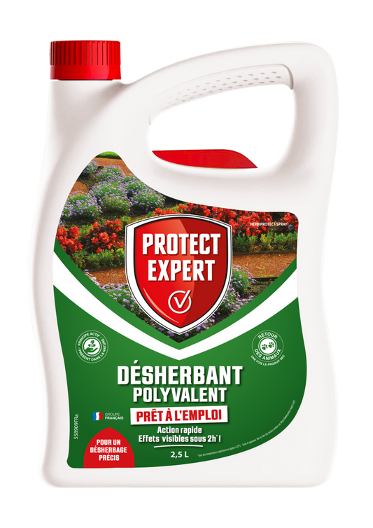  Proherbipal25n | Désherbant Polyvalent | Prêt-a-l'emploi | 2,5l| Agit