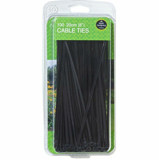  Lot De 100 Liens De Serrage En Nylon 20 Cm