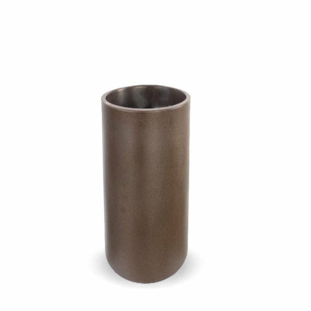  Pot De Fleurs Hortensia 40 High ø40x80cm - Bronze