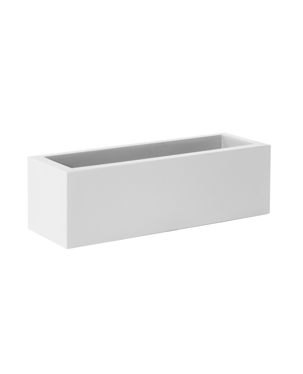  Jardinière Jara 100x40x36cm - Blanc