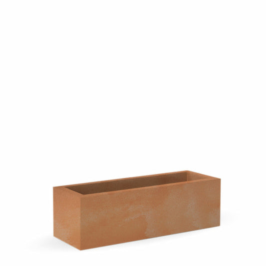  Jardinière Jara 100x35x32cm - Couleur Terracota