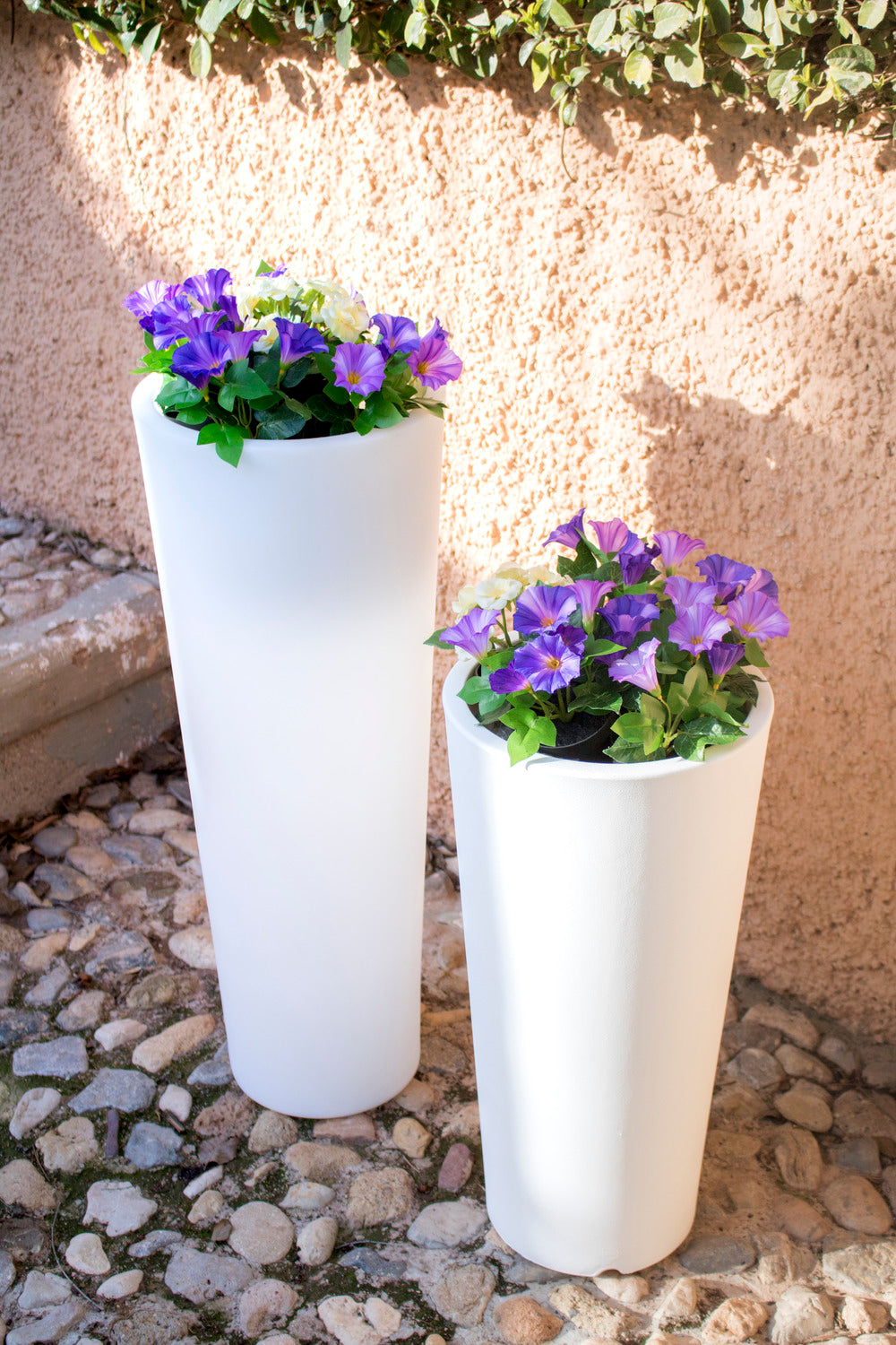  Pot De Fleurs Ficus 80 ø29x79cm - Blanc