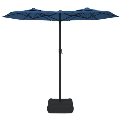 VIDAXL Parasol à Double Tête Bleu Azuré 316x240 Cm