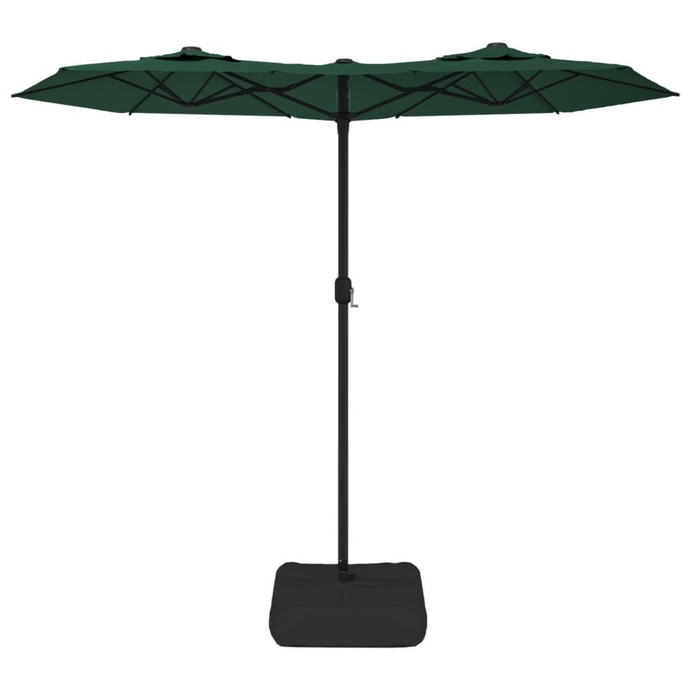 VIDAXL Parasol à Double Tête Vert 316x240 Cm