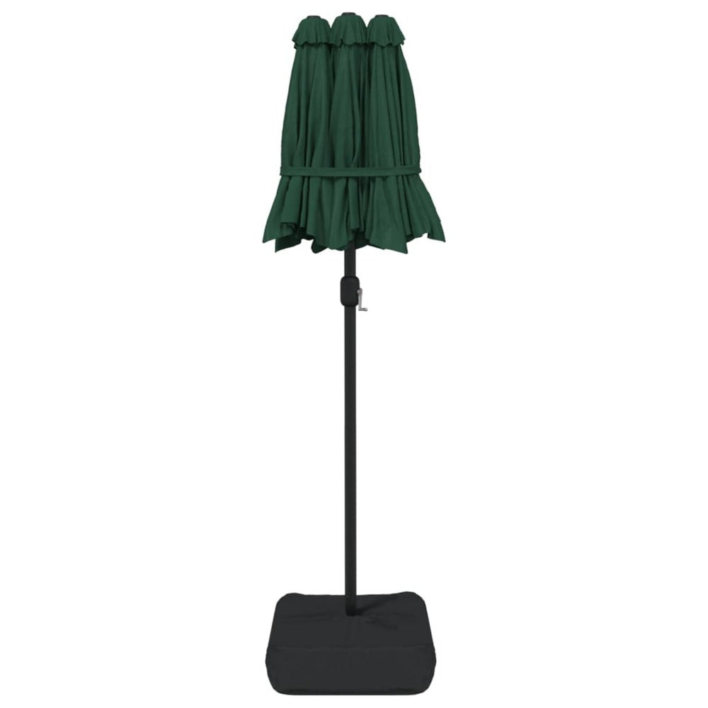 VIDAXL Parasol à Double Tête Vert 316x240 Cm