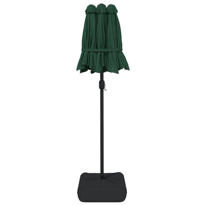 VIDAXL Parasol à Double Tête Vert 316x240 Cm