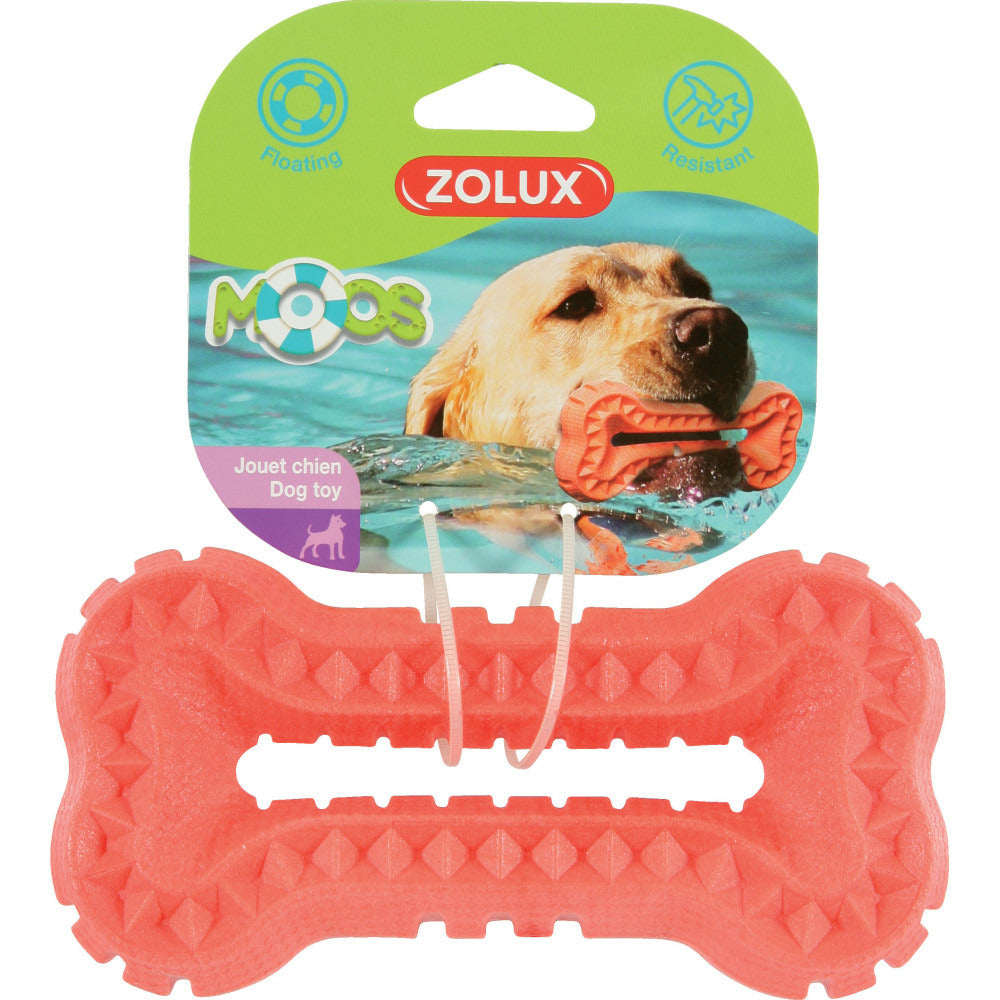 Zolux Jouet Os Moos Tpr Flottant 16 Cm X 3 Cm Pour Chien