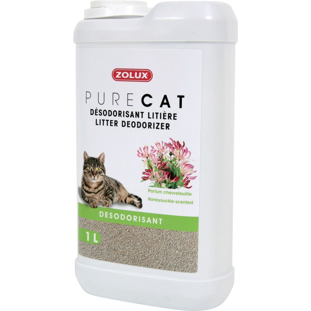 Zolux Désodorisant Litière 1 Litre (lot De 3) Chèvrefeuille