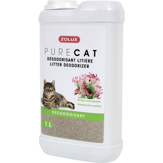 Zolux Désodorisant Litière 1 Litre (lot De 3) Chèvrefeuille