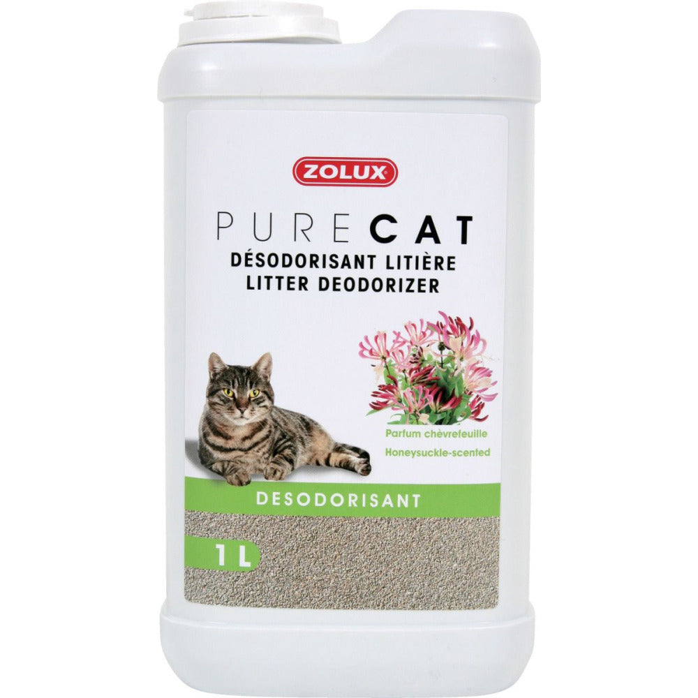 Zolux Désodorisant Litière 1 Litre (lot De 3) Chèvrefeuille