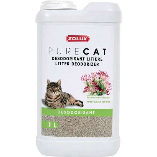 Zolux Désodorisant Litière 1 Litre (lot De 3) Chèvrefeuille