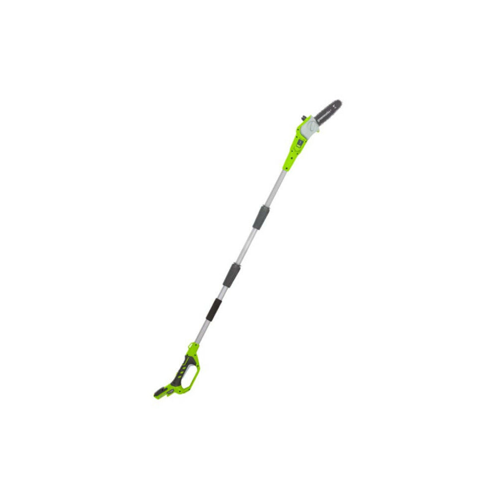  Elagueuse Sur Perche Greenworks 24v - 20 Cm - Sans Batterie Ni Chargeur - G24ps20