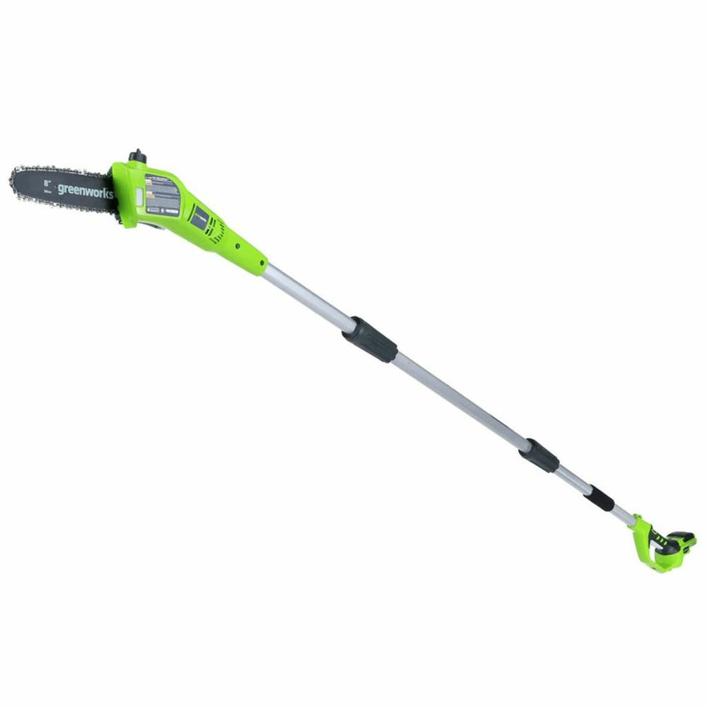  Elagueuse Sur Perche Greenworks 24v - 20 Cm - Sans Batterie Ni Chargeur - G24ps20