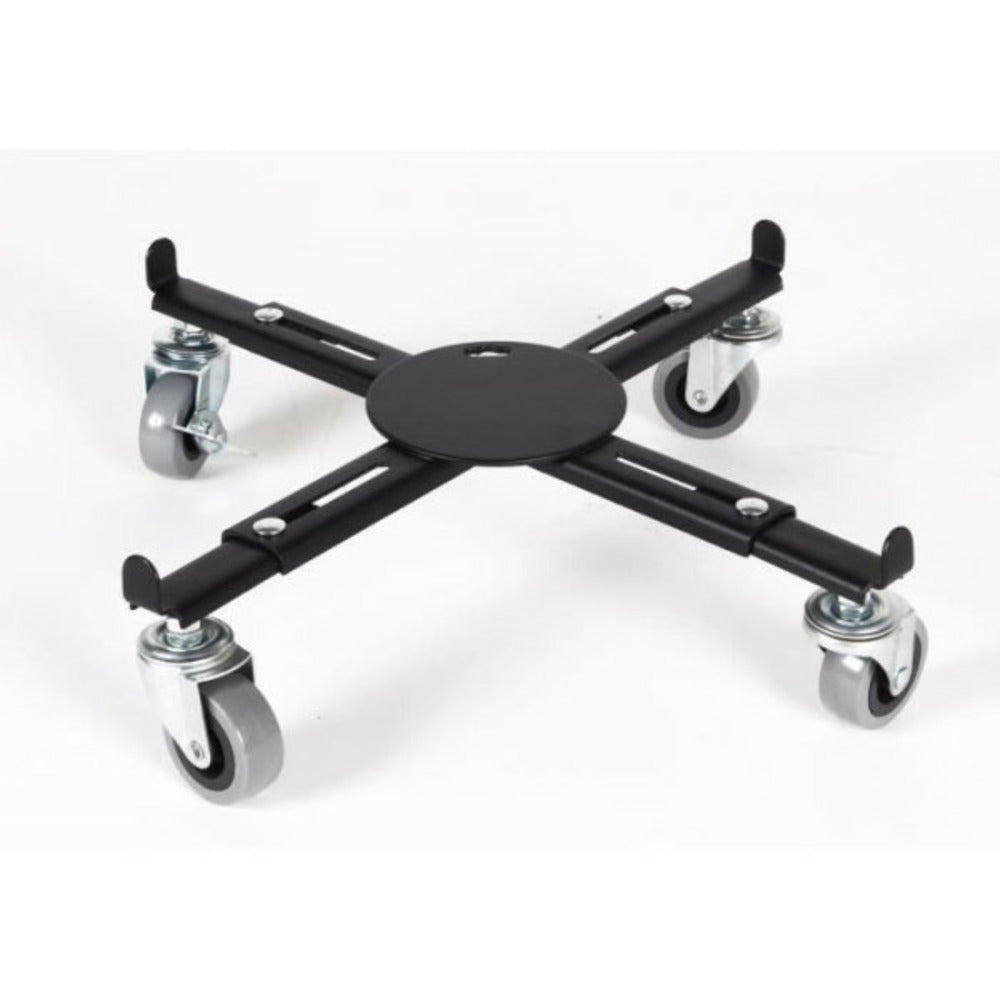  Eda Support Extensible A Roulettes - Pour Pots De Fleurs Carrés Et Ronds - Métal